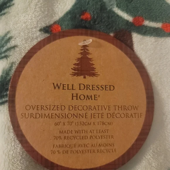 Christmas Throw - Picture 2 of 2